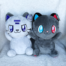 Load image into Gallery viewer, Gato and Neko Pair of Plush Mascots
