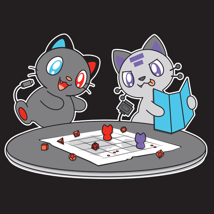 Board Game Neko & Gato Cat Mascot Shirt