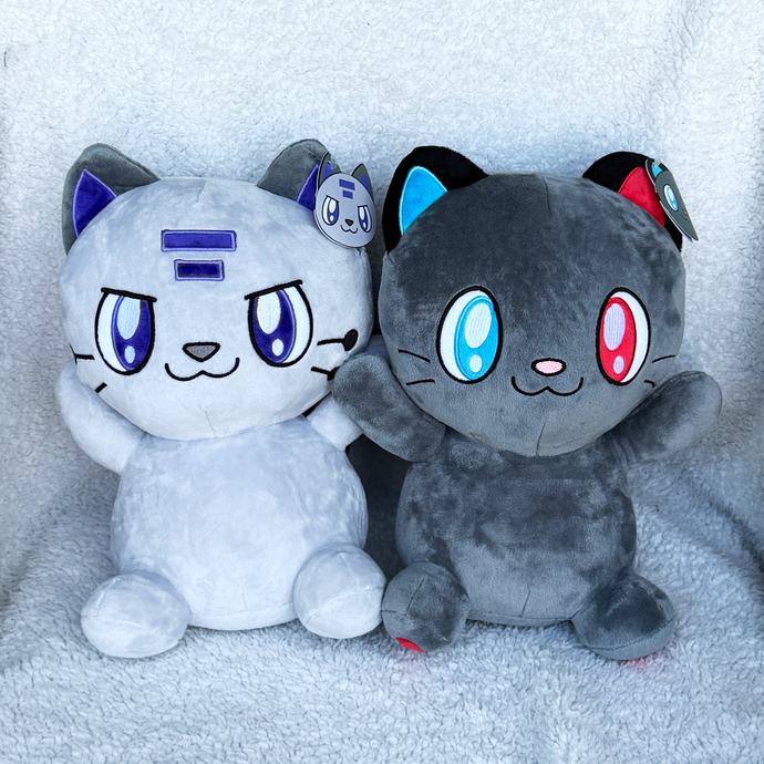 Gato and Neko Pair of Plush Mascots