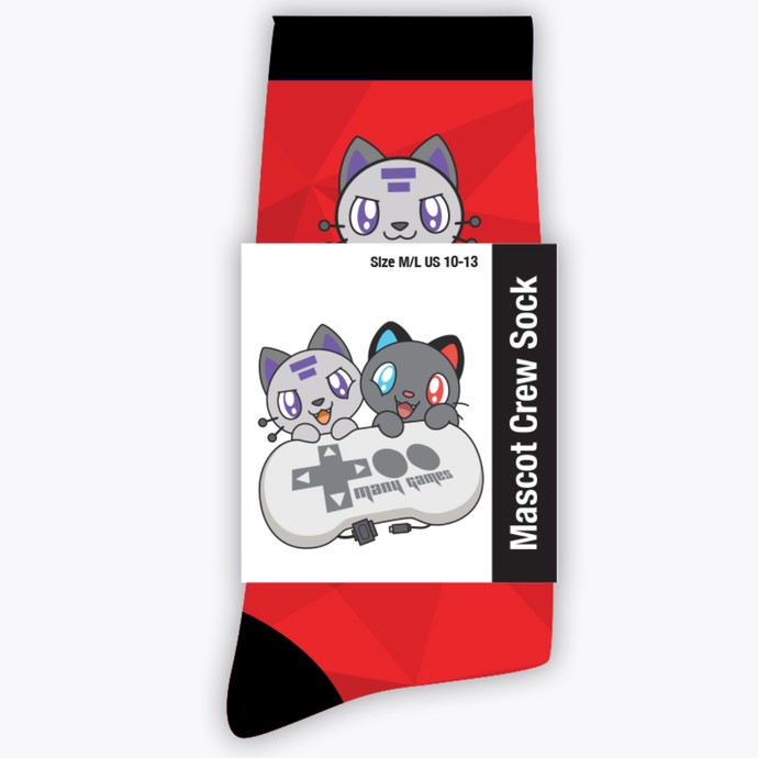 TooManyGames Crew Socks