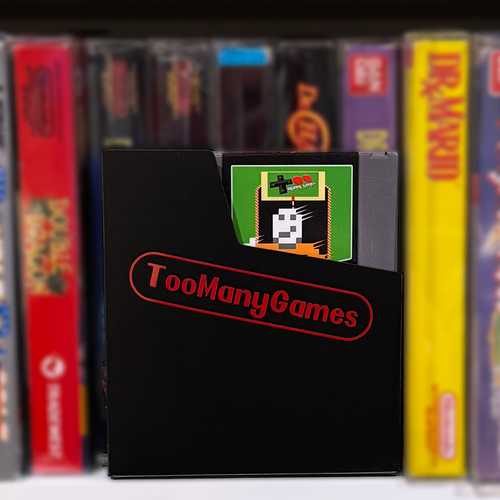 TooManyGames Branded NES Black Dust Cover Sleeve