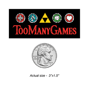 TooManyGames Symbol Sticker