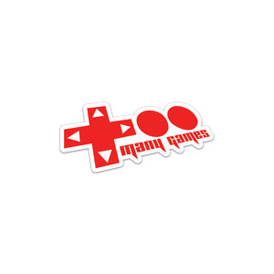 TooManyGames Sticker