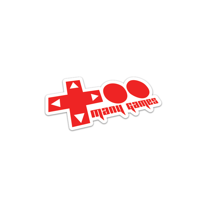 TooManyGames Sticker