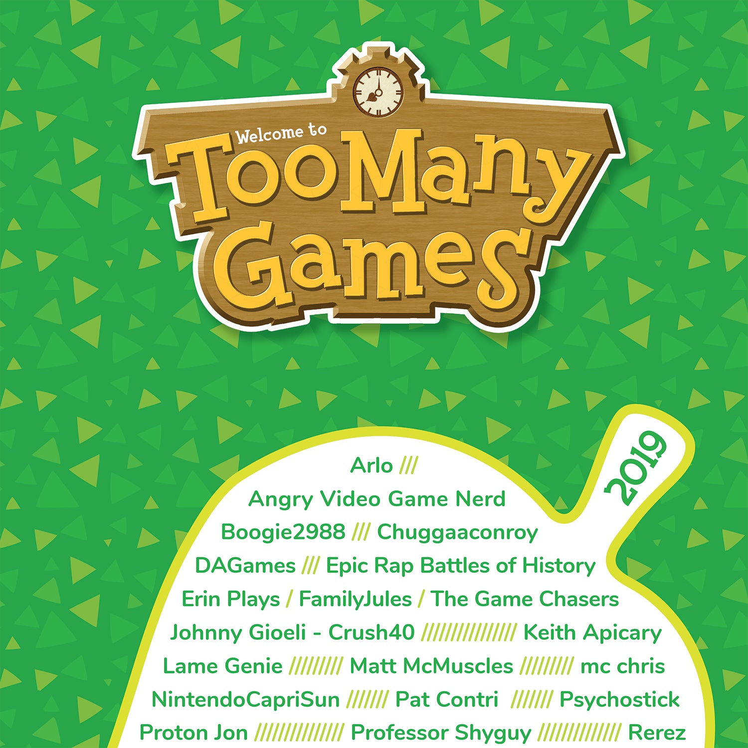 2019 Show Poster – TooManyGames